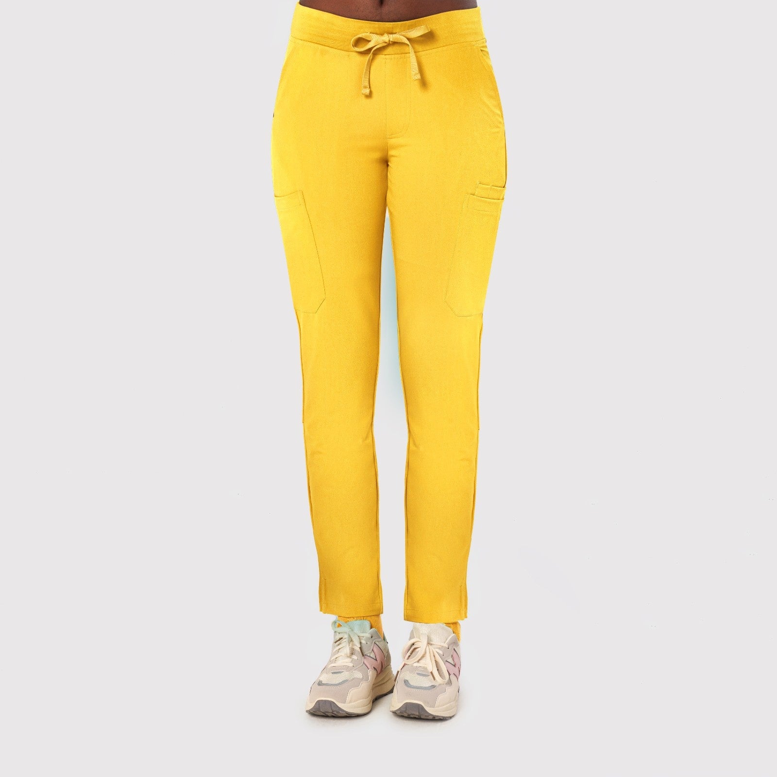 Sleek Eight-Pocket Slim Scrub Pant