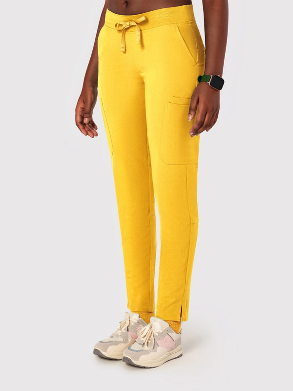 Sleek Eight-Pocket Slim Scrub Pant