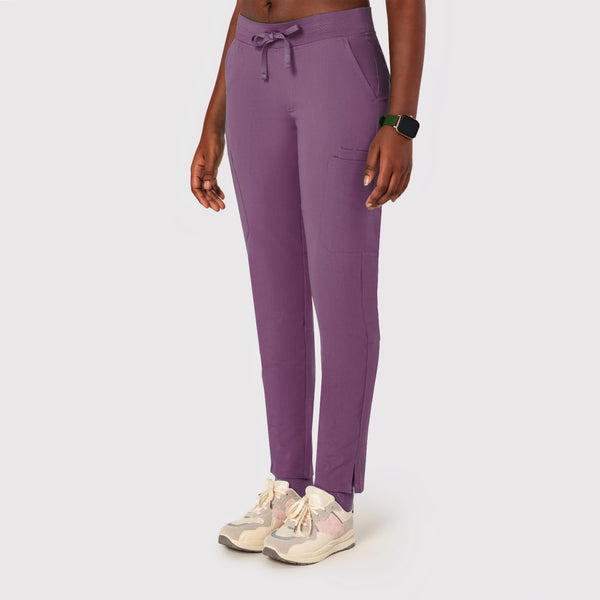 Sleek Eight-Pocket Slim Scrub Pant