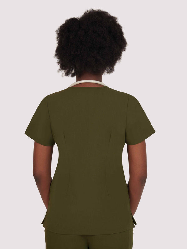 Nexa Six-Pocket Scrub Top