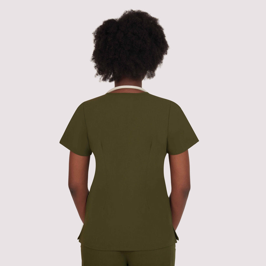 Nexa Six-Pocket Scrub Top
