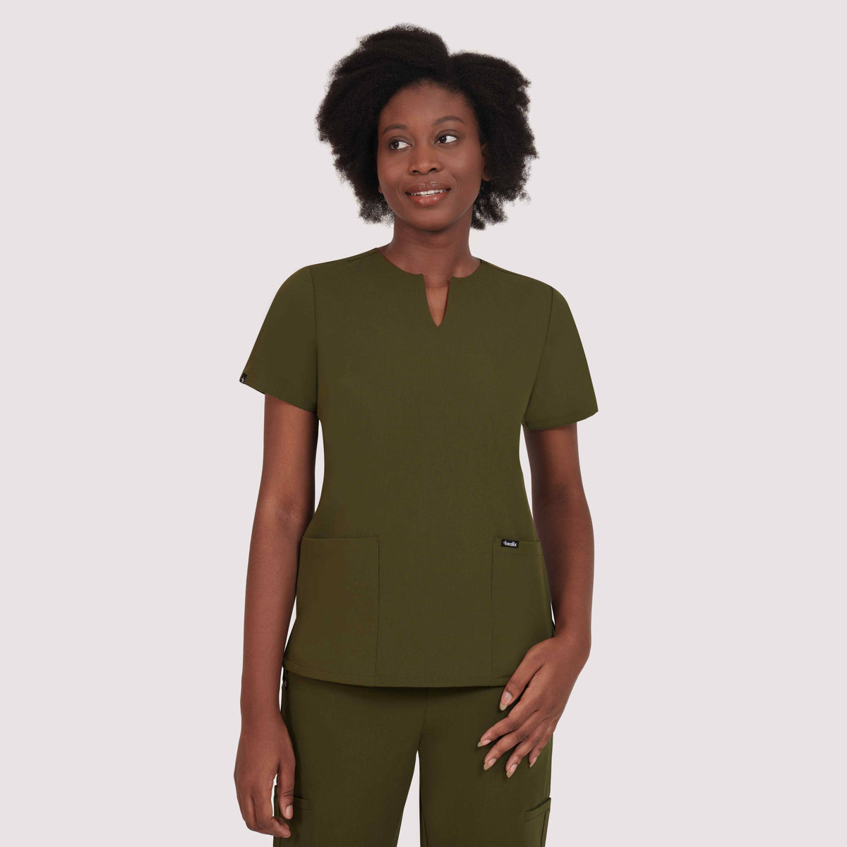 Nexa Six-Pocket Scrub Top