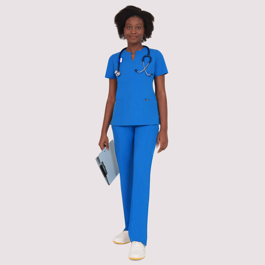 Nexa Six-Pocket Scrub Top
