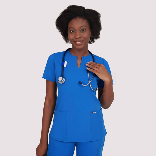 Nexa Six-Pocket Scrub Top