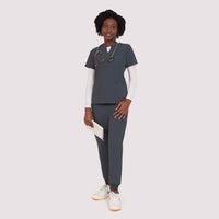 Nexa Six-Pocket Scrub Top