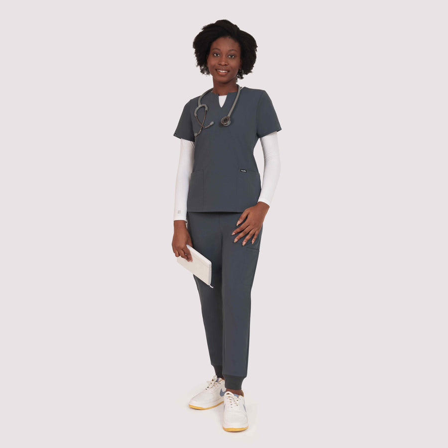Nexa Six-Pocket Scrub Top