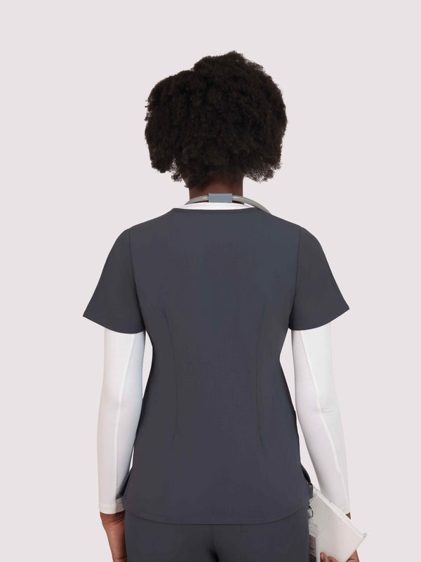Nexa Six-Pocket Scrub Top