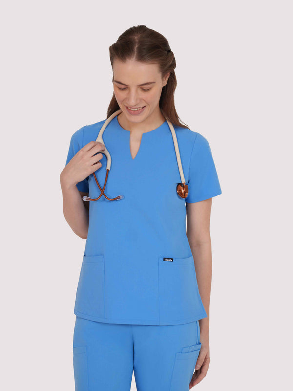 Nexa Six-Pocket Scrub Top