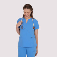 Nexa Six-Pocket Scrub Top