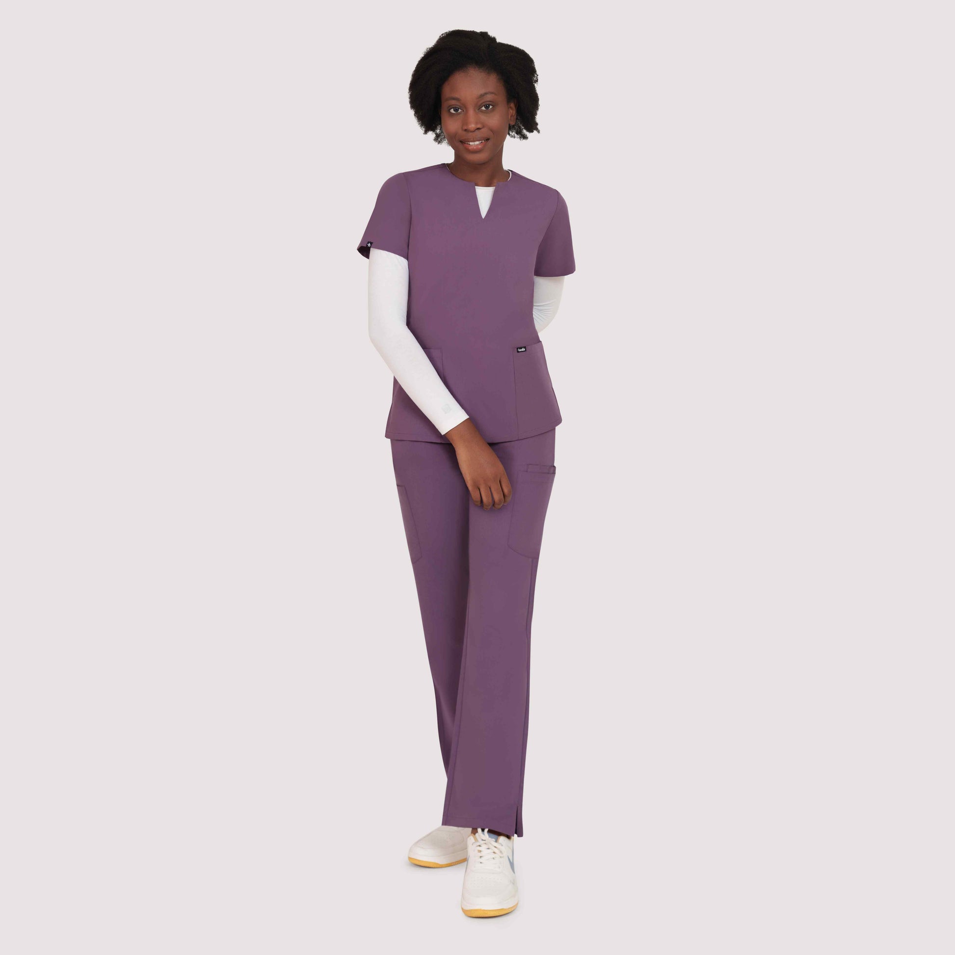 Nexa Six-Pocket Scrub Top