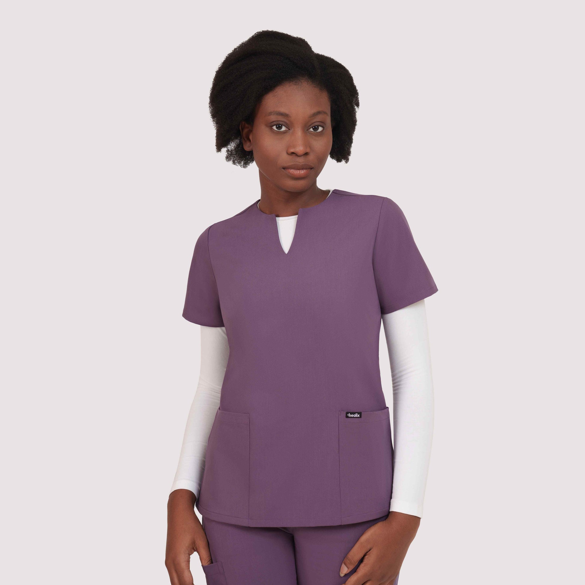 Nexa Six-Pocket Scrub Top