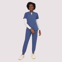 Nexa Six-Pocket Scrub Top