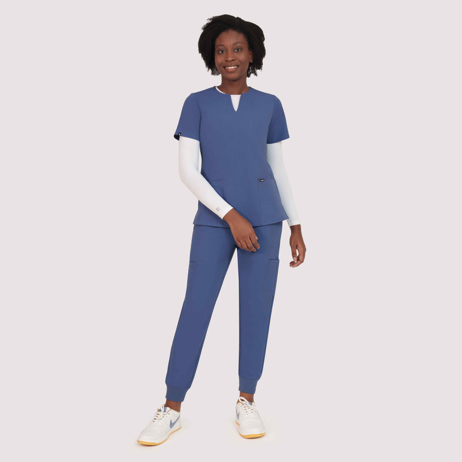 Nexa Six-Pocket Scrub Top