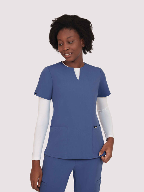 Nexa Six-Pocket Scrub Top