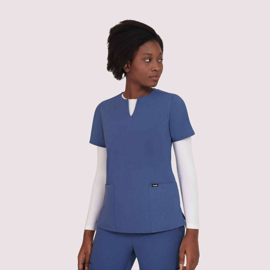 Nexa Six-Pocket Scrub Top