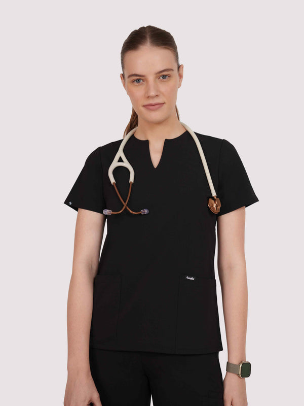 Nexa Six-Pocket Scrub Top