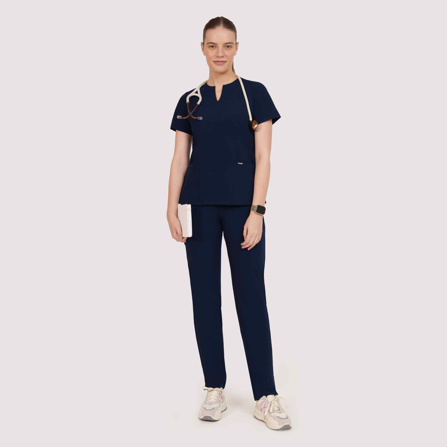 Nexa Six-Pocket Scrub Top