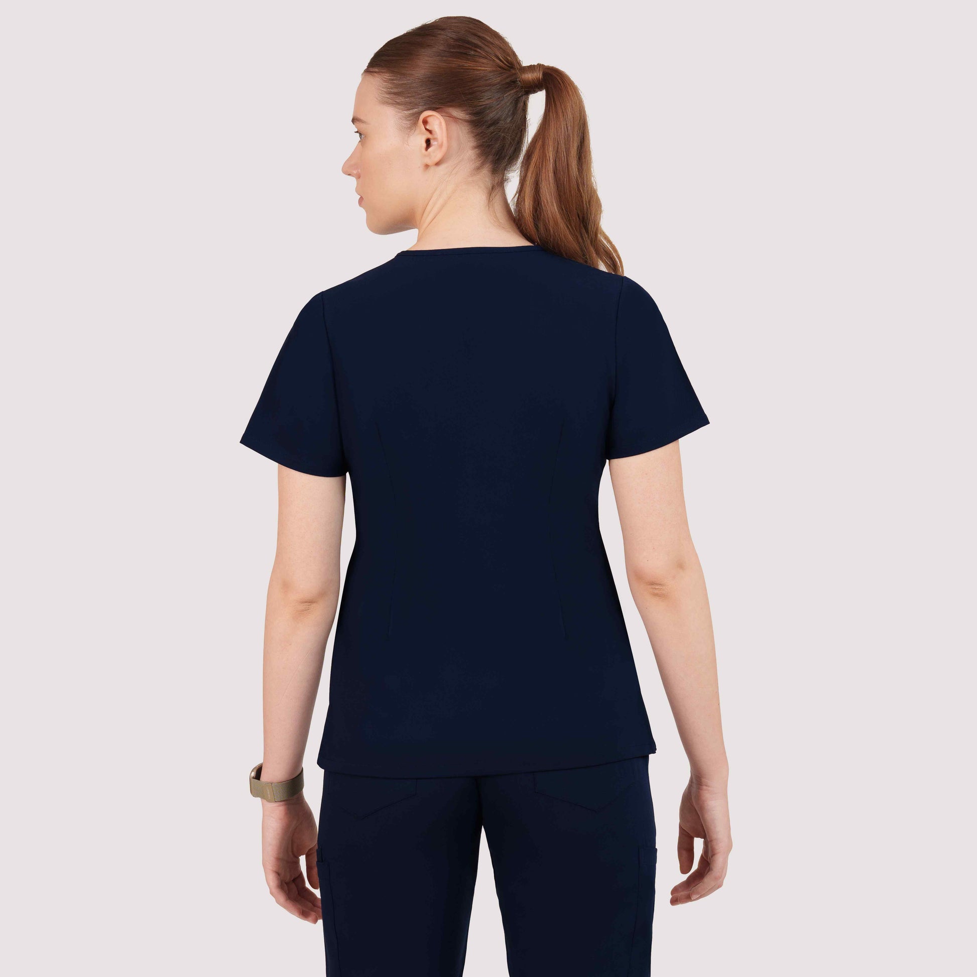 Nexa Six-Pocket Scrub Top