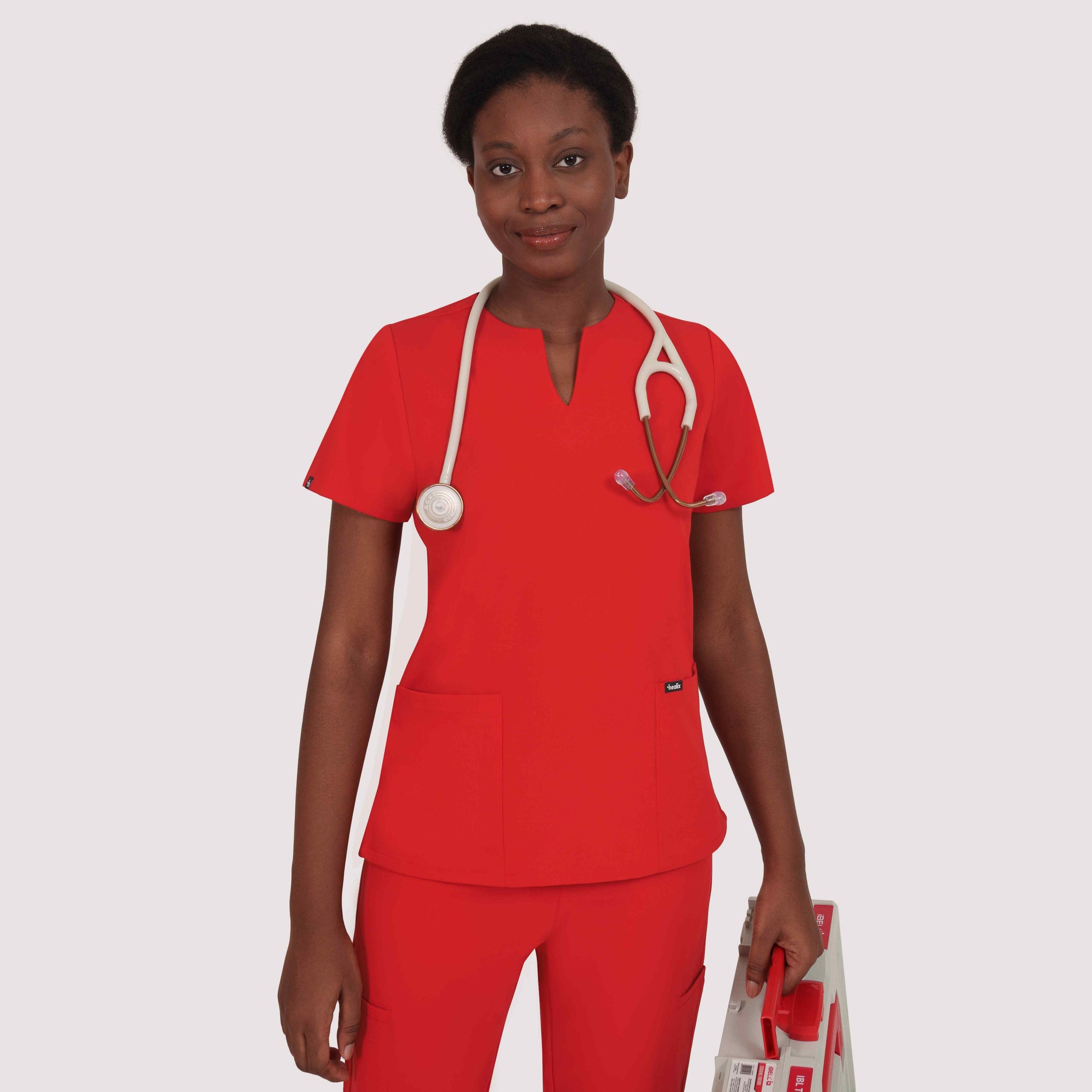 Nexa Six-Pocket Scrub Top