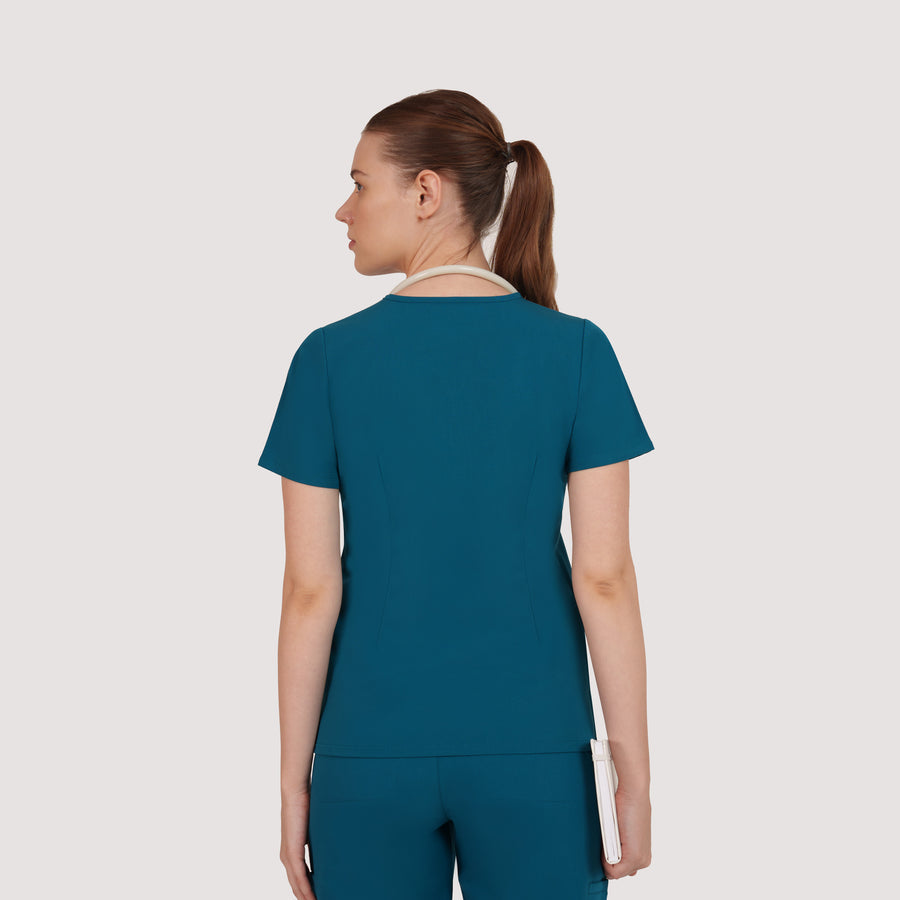 Nexa Six-Pocket Scrub Top