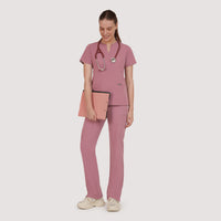 Nexa Six-Pocket Scrub Top
