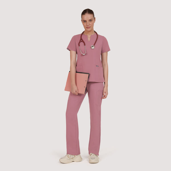 Nexa Six-Pocket Scrub Top