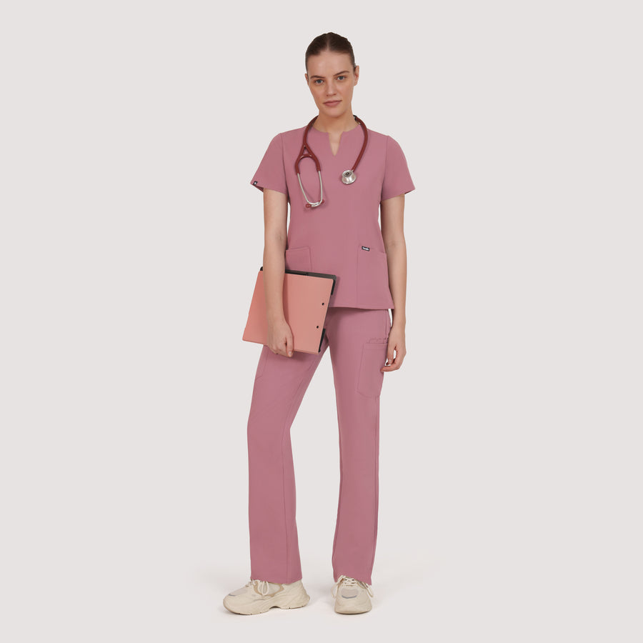 Nexa Six-Pocket Scrub Top