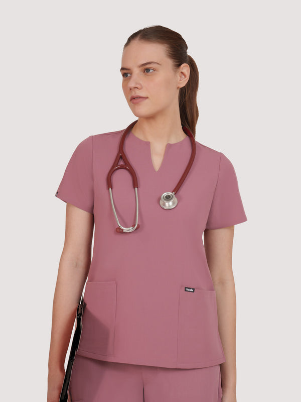Nexa Six-Pocket Scrub Top