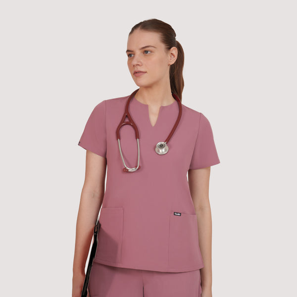 Nexa Six-Pocket Scrub Top