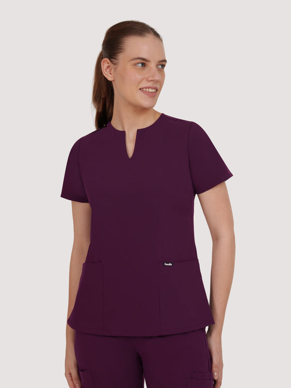 Nexa Six-Pocket Scrub Top