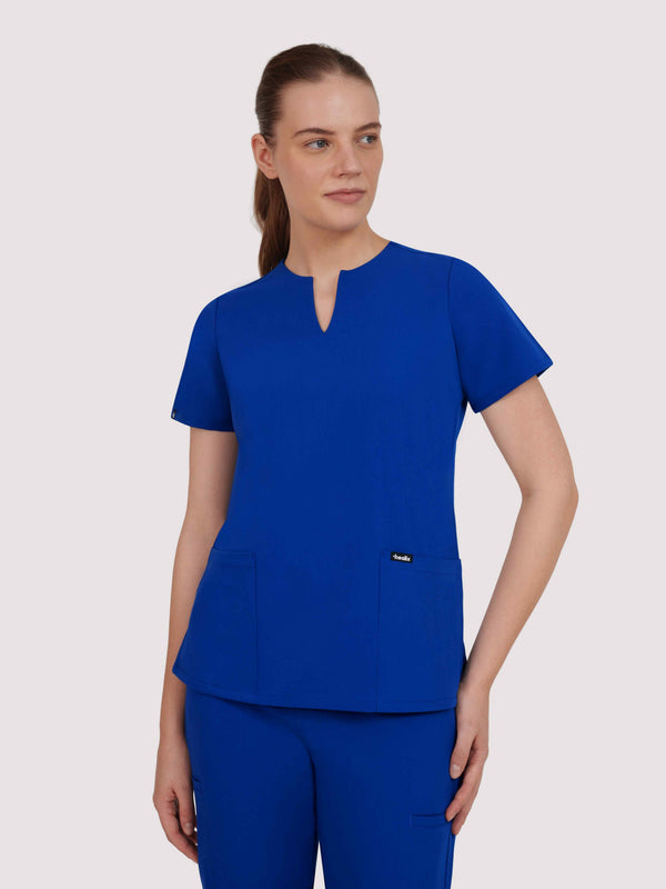 Nexa Six-Pocket Scrub Top