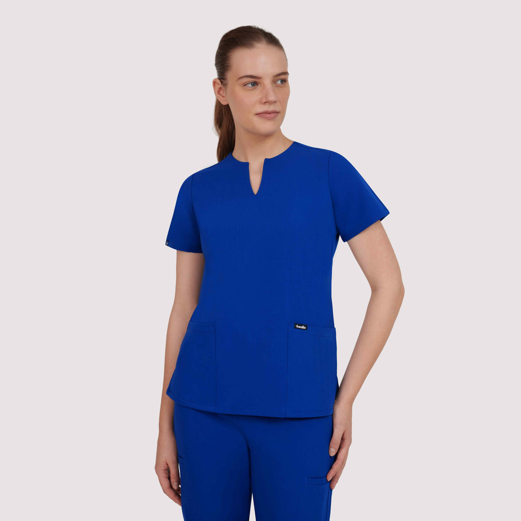 Nexa Six-Pocket Scrub Top