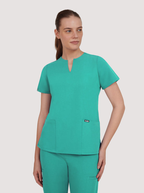 Nexa Six-Pocket Scrub Top