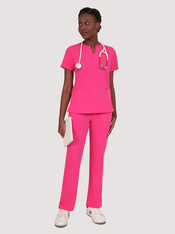 Nexa Six-Pocket Scrub Top