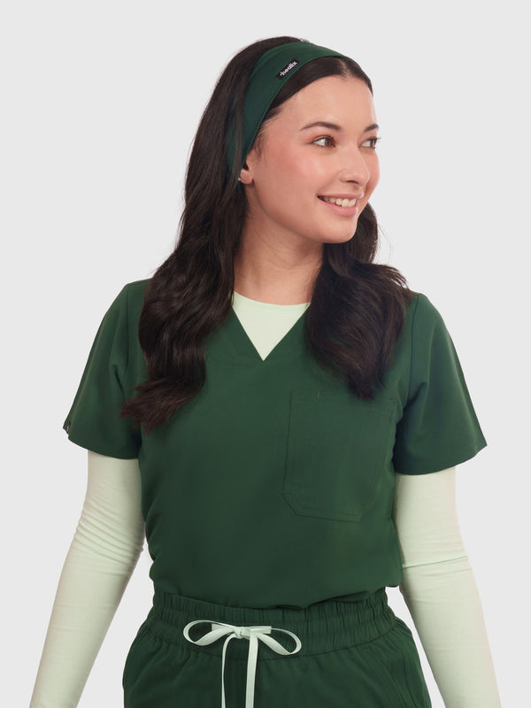 Elan High Waisted Wide-Leg Scrub Pant