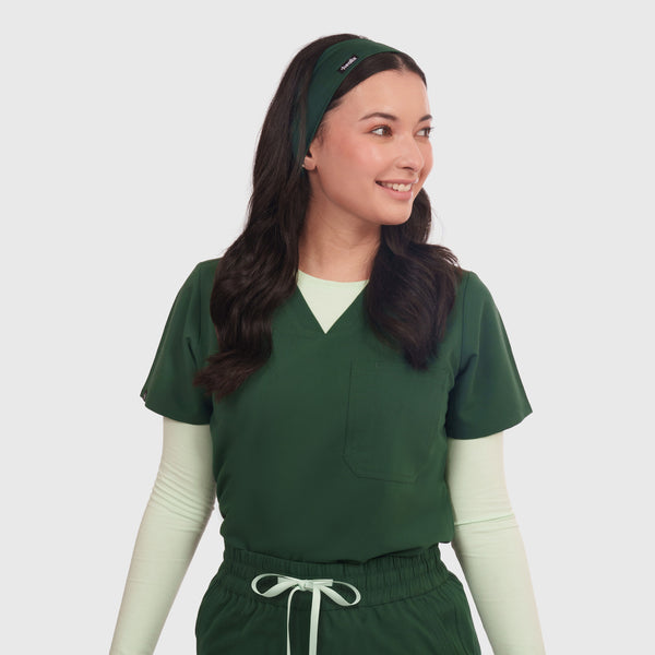 Elan High Waisted Wide-Leg Scrub Pant