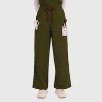 Elan High Waisted Wide-Leg Scrub Pant