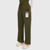 Elan High Waisted Wide-Leg Scrub Pant