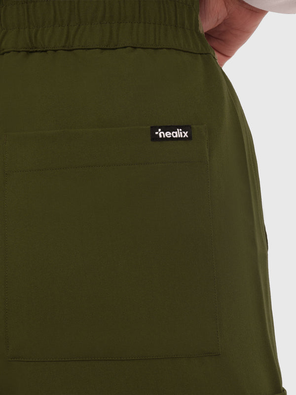 Elan High Waisted Wide-Leg Scrub Pant