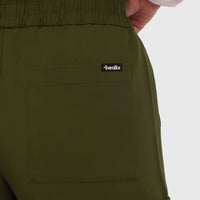 Elan High Waisted Wide-Leg Scrub Pant