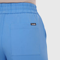 Elan High Waisted Wide-Leg Scrub Pant