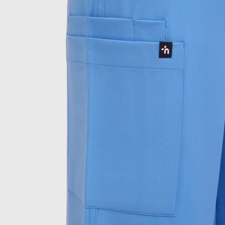 Elan High Waisted Wide-Leg Scrub Pant