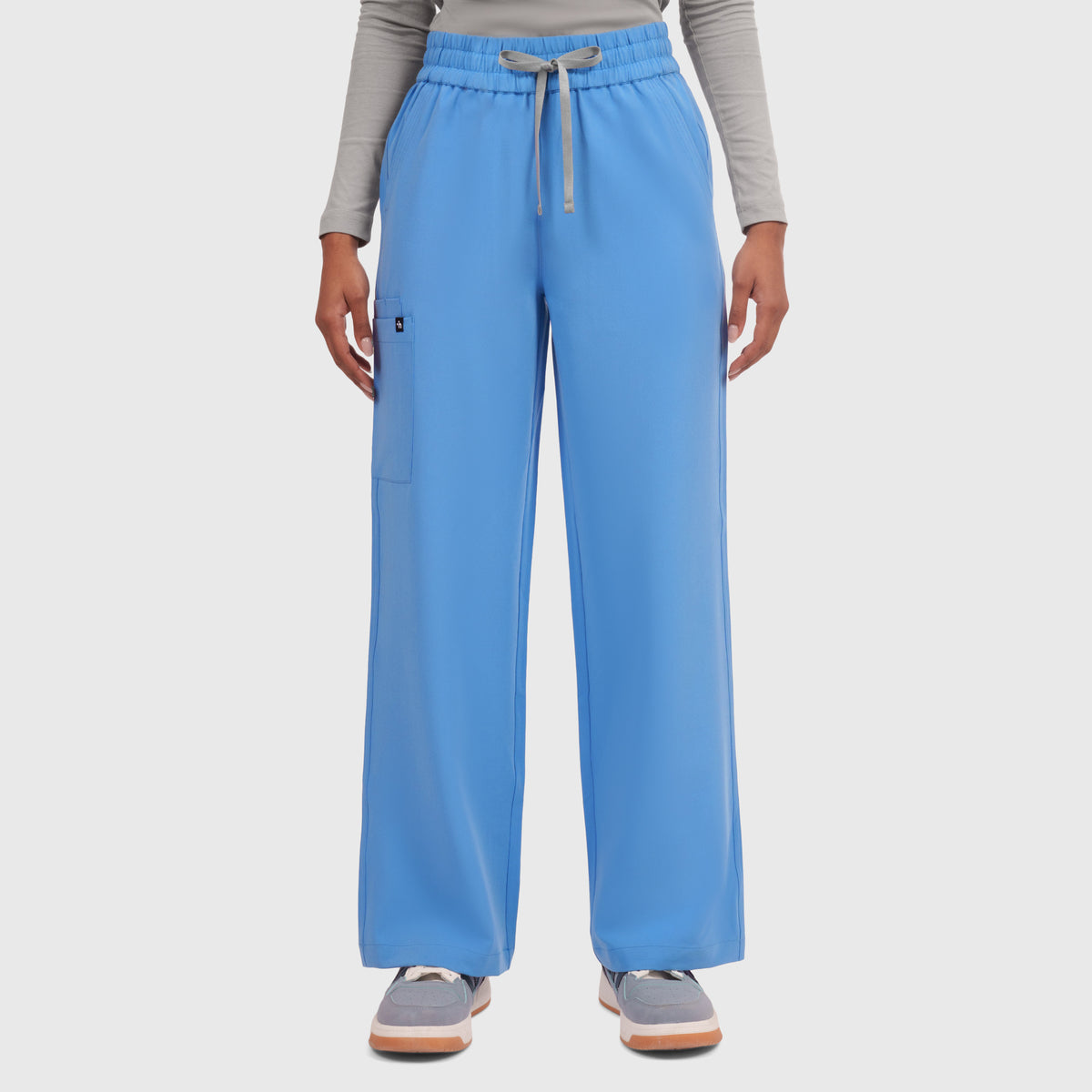 Elan High Waisted Wide-Leg Scrub Pant