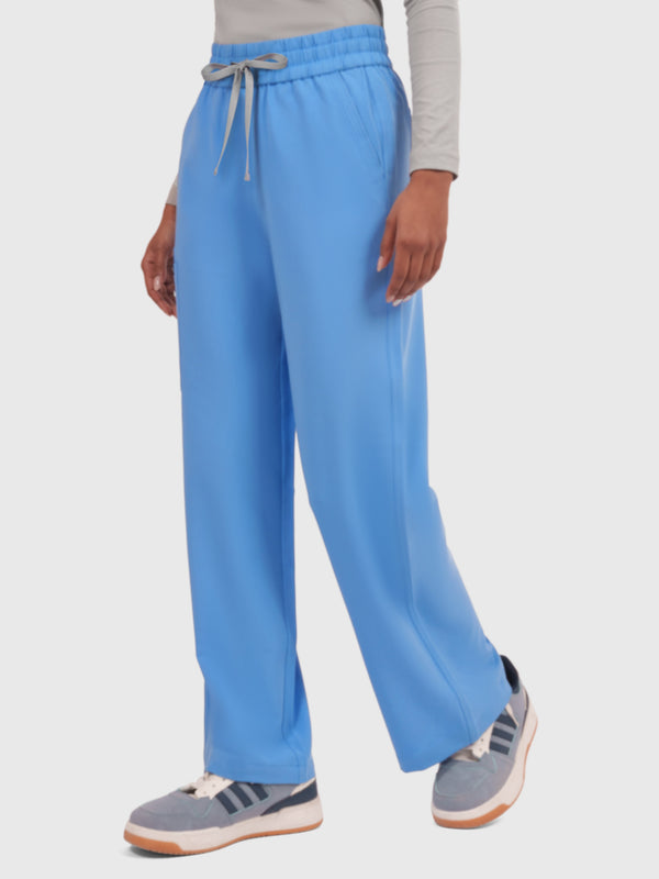 Elan High Waisted Wide-Leg Scrub Pant