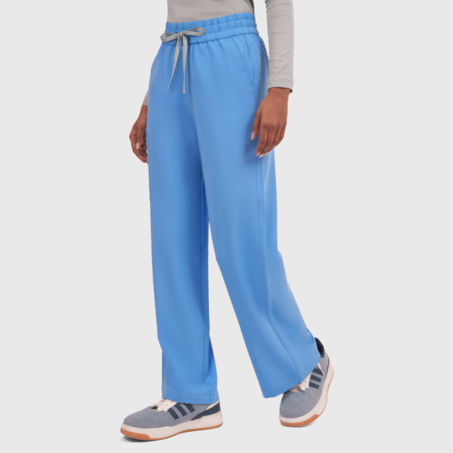 Elan High Waisted Wide-Leg Scrub Pant