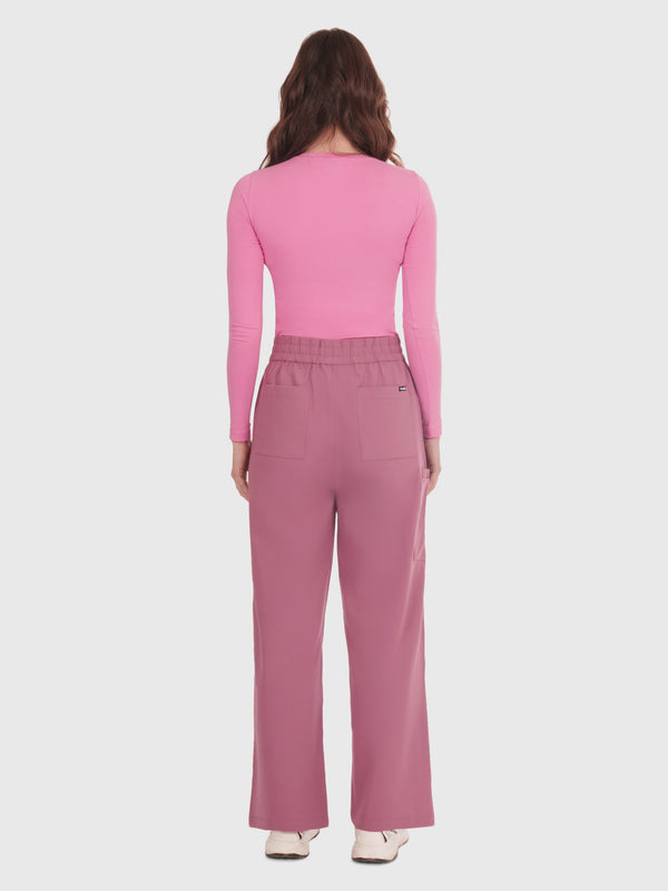 Elan High Waisted Wide-Leg Scrub Pant