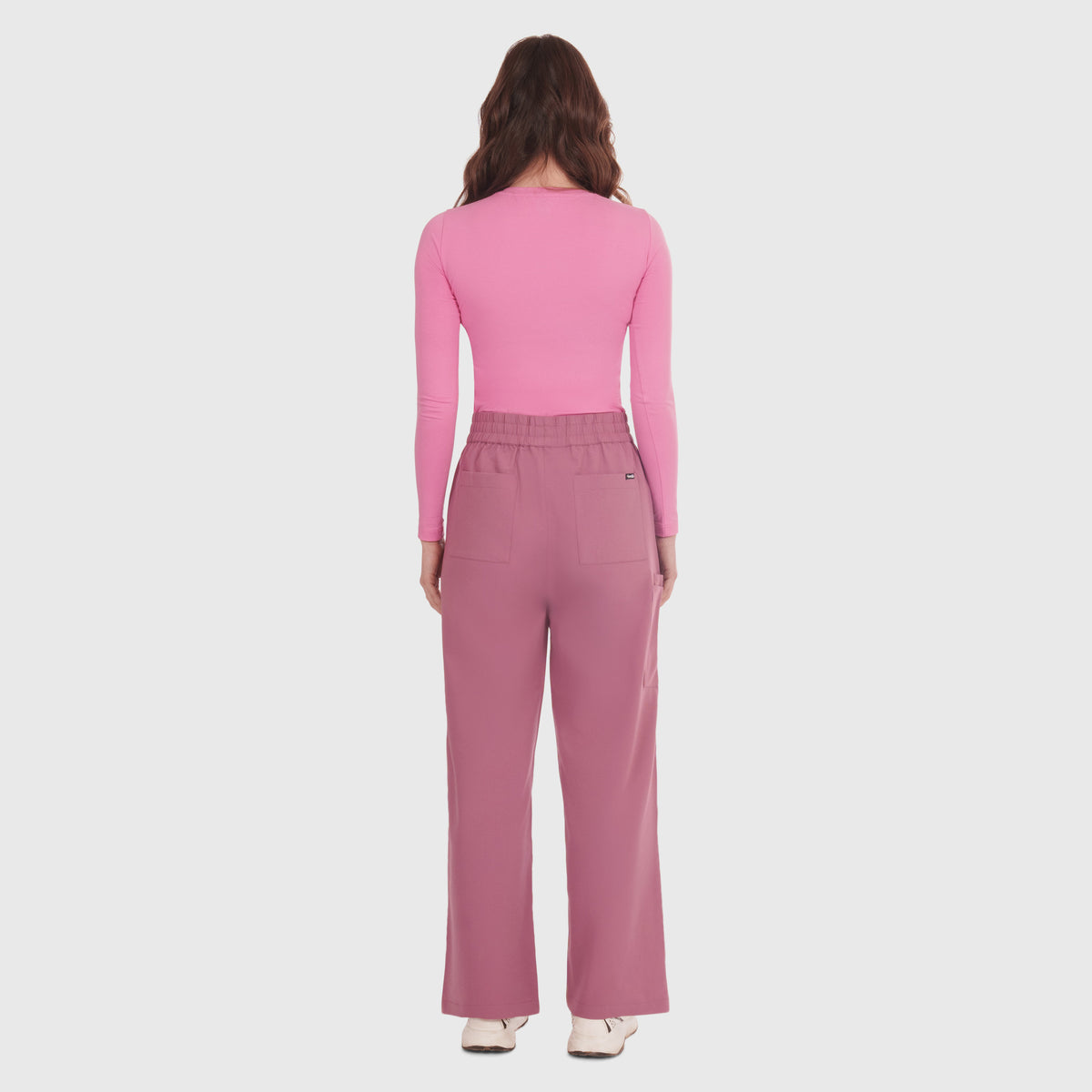 Elan High Waisted Wide-Leg Scrub Pant