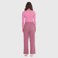 Elan High Waisted Wide-Leg Scrub Pant