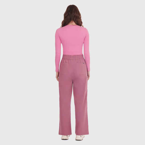 Elan High Waisted Wide-Leg Scrub Pant