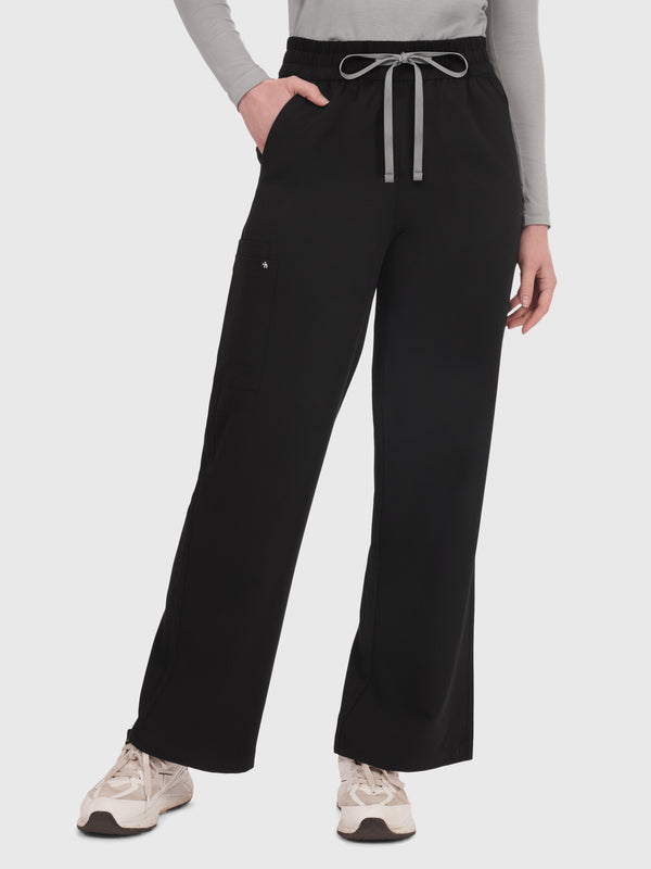 Elan High Waisted Wide-Leg Scrub Pant
